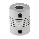 Dovewill 3Dプリンタ　5mm‐8mm　CNCモーターシャフトカプラ　フレキシブル　カップリング
