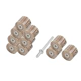 uxcell フラップ ホイール 10個120砂 12 mm x 14 mm×3 mm ブラシ 研削 砥石