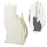 傘立て かさ立て アンブレラスタンド おしゃれ 猫 ねこ キャット かさたて ネコ ホワイト 02358