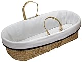 Baby Doll Bedding Forever Mine Moses Basket, Chocolate by BabyDoll Bedding