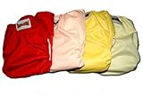 BubuBibi Bamboo Pocket Snaps Cloth Diaper/ Nappy - OS - Original 2.0 - Package of 6 GIRLS by BubuBib