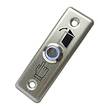 Dolity 高品質　金属　合金　スイッチ　ドア　出口　リリース　プッシュボタン　ホーム　スイッチ　パネル　部品　バックライト付き　ロック　すべての種類に適しています