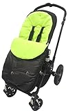 Footmuff / Cosy Toes Compatible with Hauck Condor Malibu Viper Apollo Shopper Buggy Lime by For-your