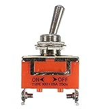 ランフィー　5 個セット 15A 250 v 2 ピン トグル ON-OFF スイッチ EP98 1021 ラッチ端子
