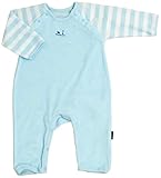 アンナニコラ ソフトパイル 長袖カバーオール サックス 80cm AI-92763 日本製