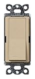 Lutron SC-3PS-DS Diva 15-Amp, 120-Volt to 277-Volt 3-Way Switch in Dessert Stone [並行輸入品]