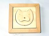 木でできた　ねこさんのパズル