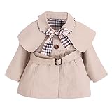 TAOJIAN OUTERWEAR ベビー・ガールズ カラー: ベージュ