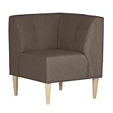 arne ダイニングチェア ソファー L字 カウチソファー コーナーソファー 日本製 完成品 LUNCH コーナー ナチュラル脚 NS-7 ブラウン