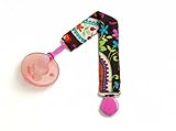 Sister Chic Binki Band Pacifier Clip - Cocoa Paisley by Sister Chic [並行輸入品]