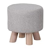 完成品 プチスツール 高さ26cm 軽量 玄関 小さい 椅子 いす 腰掛 ちょこっと 可愛い かわいい 持ち運び カバーリング まるい 丸い ラウンド 円形 丸型 こども 子供 キッズ 子供部屋 (ベージュ)