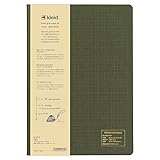 クレイド(Kleid) kleid ノート 2ミリグリッドノート A5 2mm方眼 オリーブ 8902
