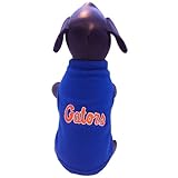 NCAA Florida Gators Polar Fleece犬スウェットシャツ、XS