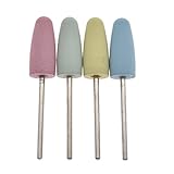 (ライチ) Lychee　4個入り　ゴム砥石　 研磨ヘッド　砲弾型　セラミック　研削マウントポイント　医者用