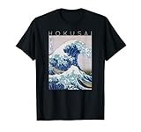 北斎神奈川沖の大波アーティストのために Tシャツ