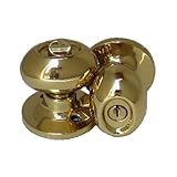 ドアノブ 鍵付き アンティーク風 ゴールド（金） INK-6093PB-ET