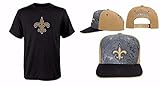 New Orleans Saints nflユースサイズパフォーマンスTシャツwithキャップセット