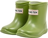 HANG TEN ハンテン ベビー レインブーツ 男の子 女の子 HT4828 グリーン 13.0cm
