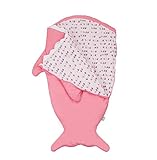 Happylifehere おくるみ サメ 新生児 赤ちゃん ベビー 1-3歳 かわいい 綿 コットン 7色 出産祝い 秋 冬 大きいサイズ お出かけ ピンク