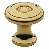 Baldwin 4650030 Colonial Cabinet Knob in Bright Brass by Baldwin