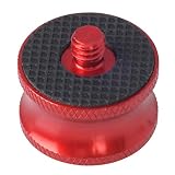 エツミ 1/4"(M)-3/8(F) ワイドアダプター レッド VE-6964