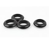 uxcell　ゴム配線グロメット　二重側面　25mm　ガスケットリング　ケーブル　プロテクター　4個入り