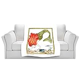 ブランケットウルトラソフトFuzzy 4サイズ！DIANOCHEデザインからby Marley Ungaro ExploringマーメイドホームDecor Unique Designer芸術的スタイリ