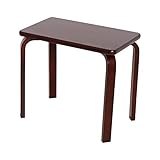 【JAJAN】天然木ベッドサイドテーブル ブラウン[シンプル][北欧パイン材]