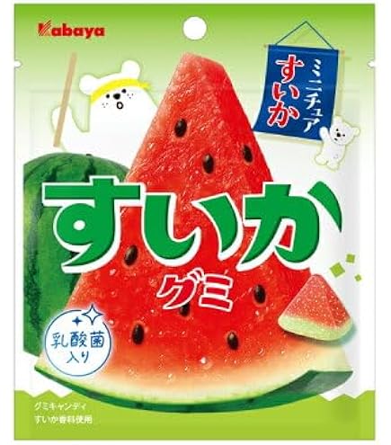 Amazon | カバヤ食品 すいかグミ 50g×10袋 | カバヤ食品 | グミ 通販