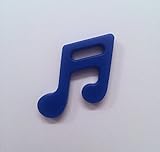 SillyMunk TM Silicone Teething Austim Pendants - Music Note (Blue) by SillyMunk TM