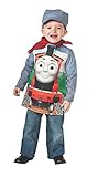 Rubies Thomas and Friends: Deluxe James The Red Engine and Engineer Costume Child Small [並行輸入品]
