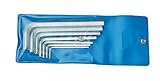 GEDORE 6348750 Hexagon Socket Key Set, 5/64-1/4' ( 7 Pieces) [並行輸入品]