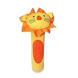 askcut Baby RattleスティックおもちゃBrain Game Hand Sticksおもちゃキッズ子供幼児Plush再生ツールサイズ5 cm1 cm16 cm (ライオン)