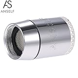 Anself ミニ 純銅 グロー LED水流蛇口 タップ 温度センサー3色/7色｢選択可｣