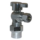 LASCO 06-9249 Angle Stop Quarter Turn Ball Valves, 1/2-Inch CPVC Inlet X 3/8-Inch Compression Outlet