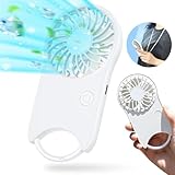 【2024夏新 発売】 ハンディファン 静音 手持ち扇風機 強力 超軽量 長時間13H稼働 3段階風量 Type-C急速充電 ハンディ扇風機