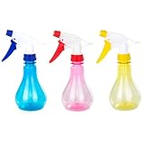 BESTOMZ 霧吹き ガーデニング用 園芸ツール 植物水遣り 空ボトル 250ML 3個セット（ランダムカラー）
