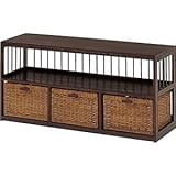 ランドリーチェスト(キャビランドリー ) 枯淡シリーズ 木製(籐・天然木) 引き出し収納 【完成品】