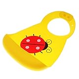 Blesiya よだれ掛け　エプロン　ビブ　ベビー　赤ちゃん　幼児　可愛い　シリコン製　食事　全9色 - ビートルズ, L