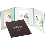 お祝い 写真台紙　3面　6切3枚 動物　茶　 ロゴ「Happy days」 白箔 中枠白色　 六切り 三面 アルバム アニマル　出産祝い ベビー 百日祝い 記念日 誕生日 結婚 フォトアルバム　クラウ