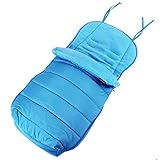 Universal Tippitoes Toto Stroller Large Luxury Foot-muff And Liner - Ocean (Blue) by Baby Travel