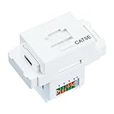 東芝ライテック E'S LAN用モジュラーコンセン扉式ばね付 CAT5E NDG8078 WW