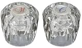 BrassCraft Mfg SH3262 Bathroom and Kitchen Faucet Handle for Valley Faucet Starfire Series, Clear Ac