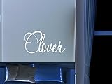 クローバー男の子女の子部屋保育園ベビーキッズ名前ビニール壁引用ステッカー