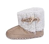 (ビグッド)Bigood スノーブーツ ベビー ベビーフィート ルームシューズ 可愛い ベビー用品 出産祝い 防寒対策 長さ11.5cm キャメル