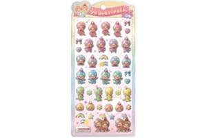 クラ137332 モンチッチ うるちゅるポップシールカラフル キャラクター ステッカー シール ワンポイント ミニ プチ デコ 文房具