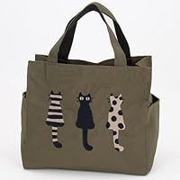 Amazon.co.jp: [アツコ・マタノ] 【高さ35×幅30cm】刺繍バッグ（仲良し