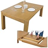 ダイニングテーブル 伸縮 伸長式 伸張式 90ｃｍ～120ｃｍ エクステンション 木製 おしゃれ ライトブラウン