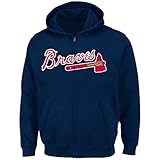 Atlanta Braves Youth Team Wordmark Full Zip Hoodieフリース