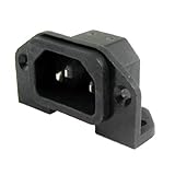 3P AC250V 10A IEC 320 C14プラグパネルマウント電源インレットソケット
